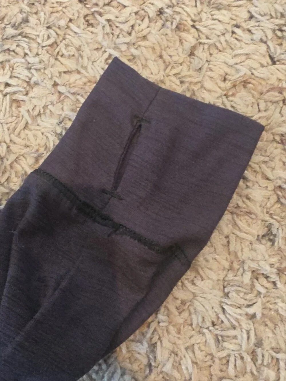 Old Navy Cropped Active Dark Grey Performance Top